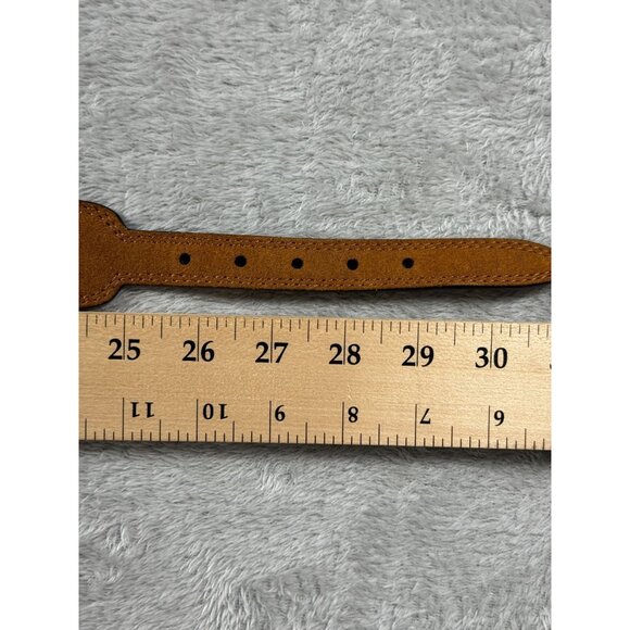 Kate Cate Calfskin Womens Belt With Silver-Tone Conchos XXS 25-29\
